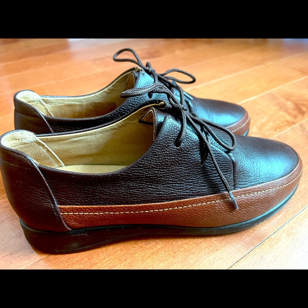 Leather shoes